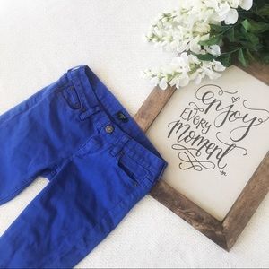 J. Crew Bright Blue Jeans